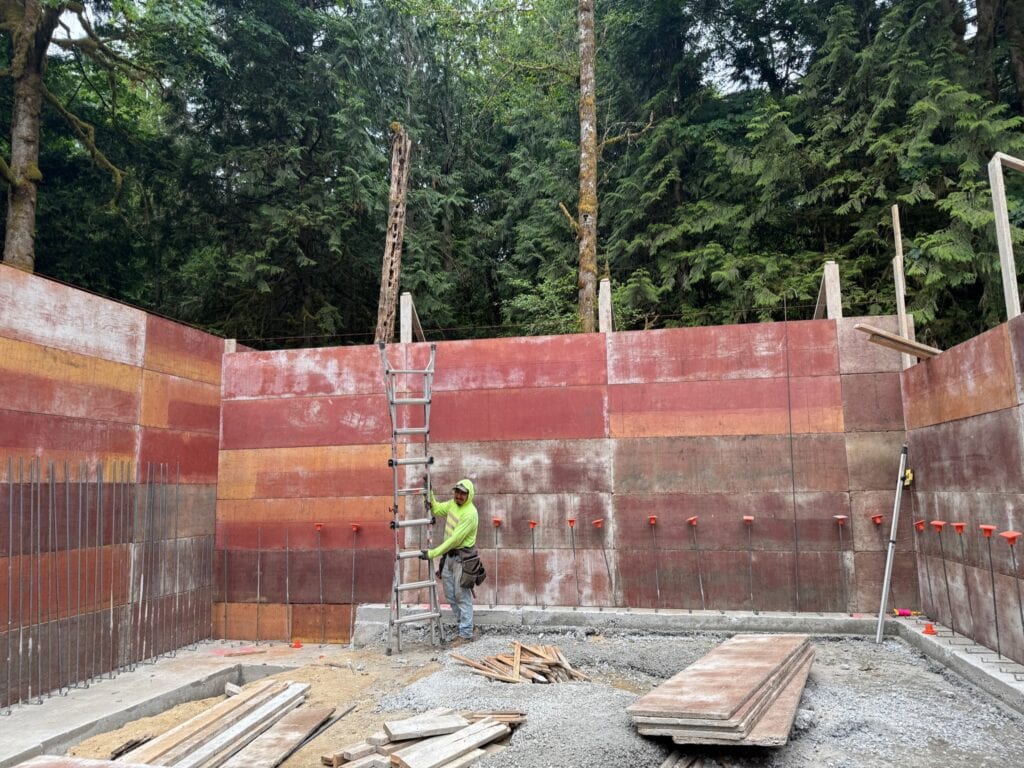 38. June 13 Pouring Concrete