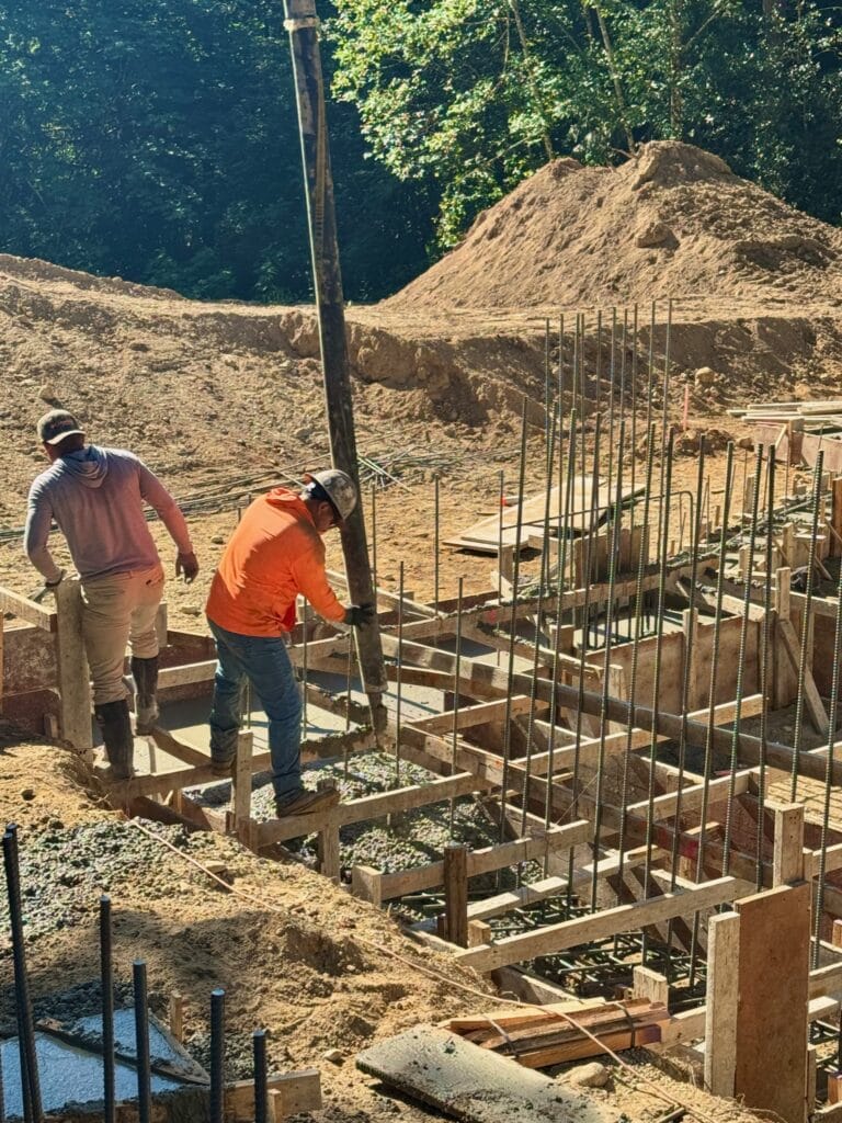 4. June 9 Pouring Concrete