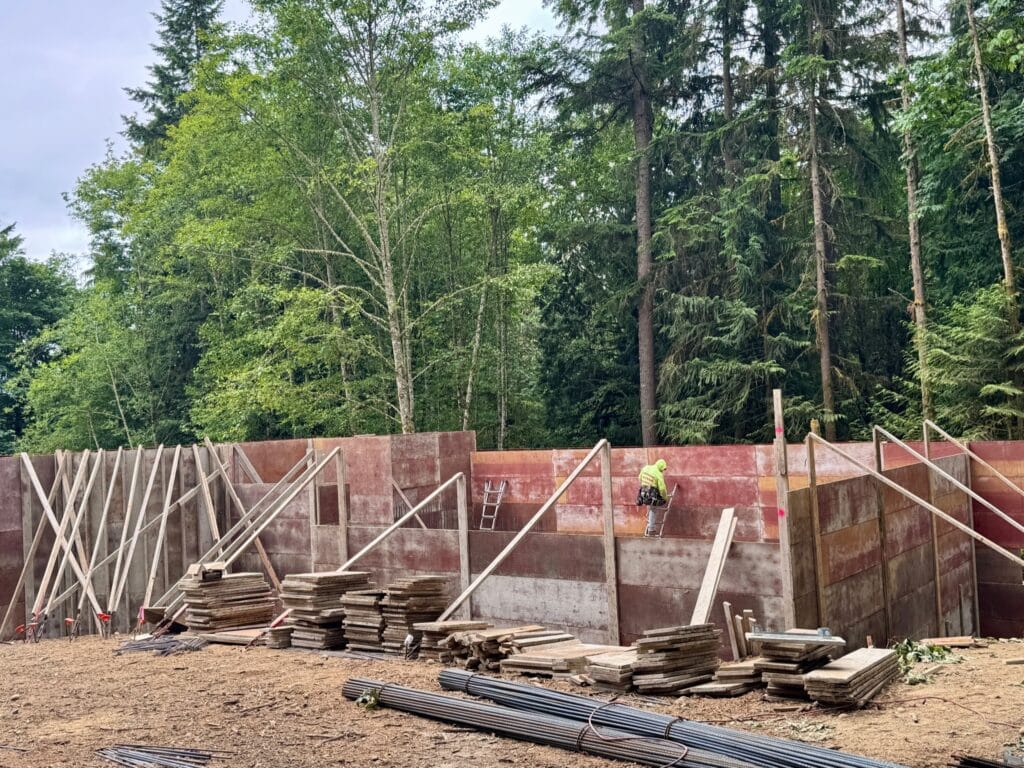 43. June 13 Pouring Concrete