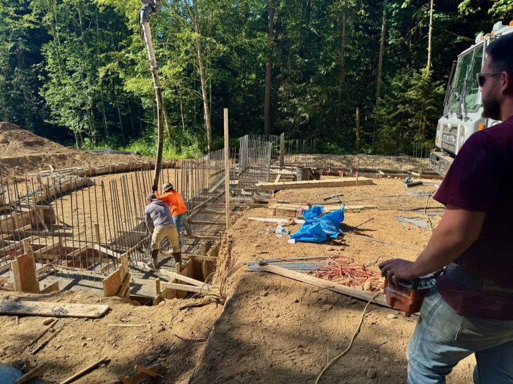 5. June 9 Pouring Concrete