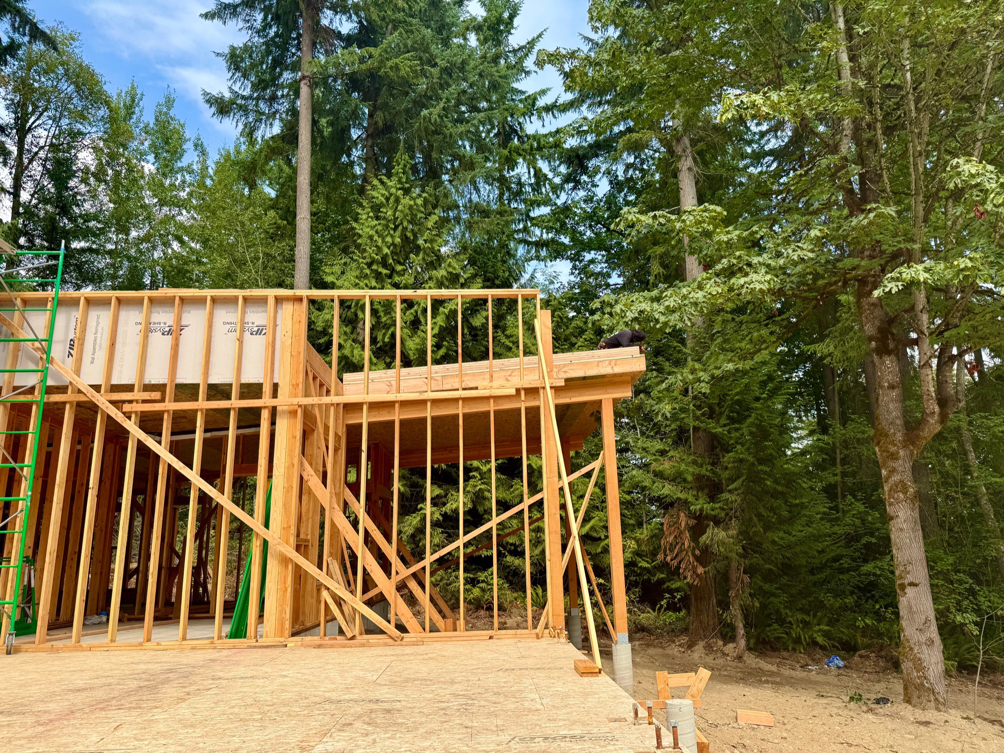 Aug 25 – 29 – More framing